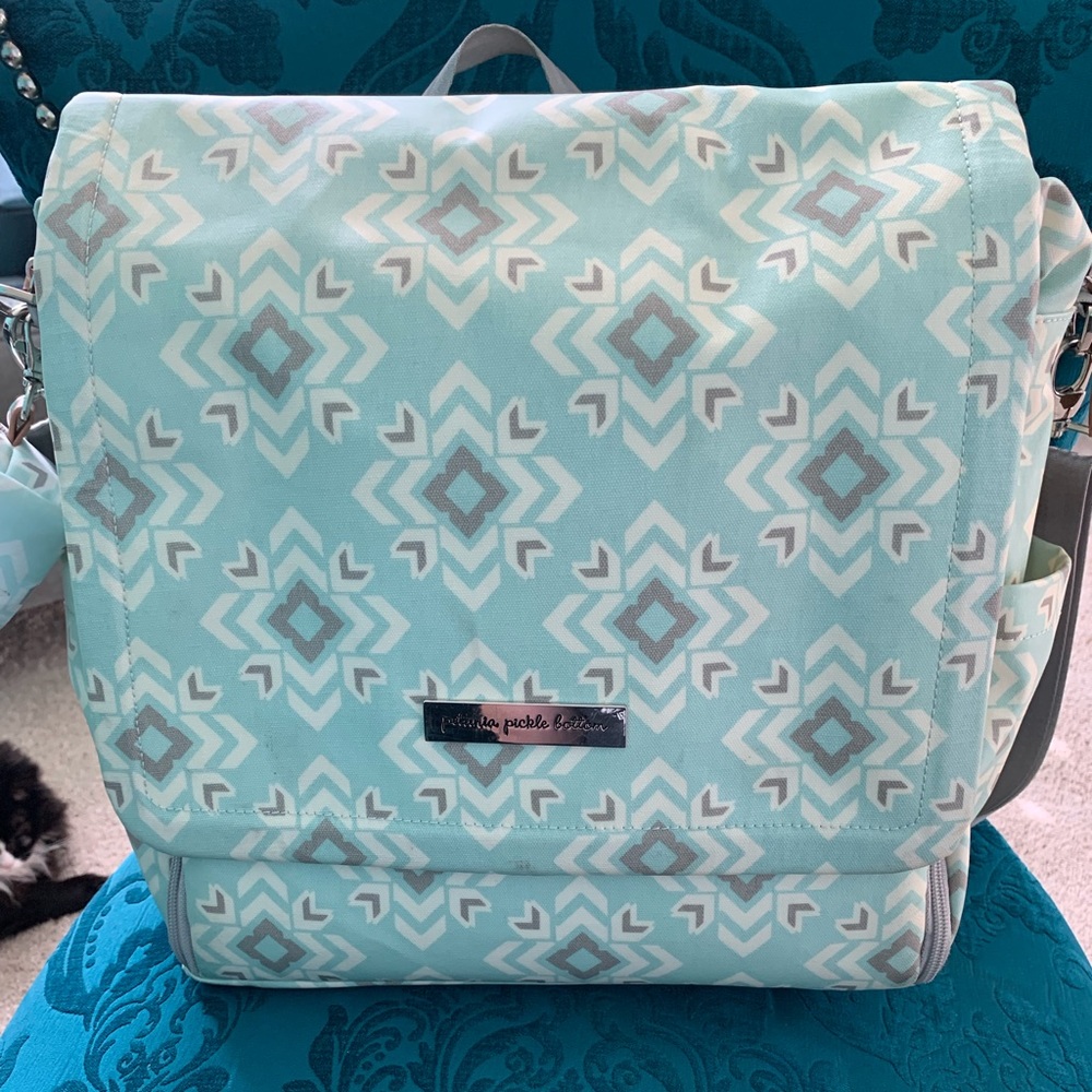VGUC Petunia Pickle Bottom Boxy Backpack